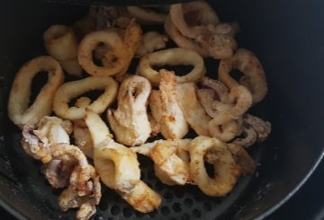 Calamari Fritti con Friggitrice ad Aria preparazione 7