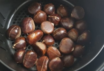 Castagne nella Friggitrice ad Aria preparazione 3