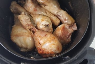 Cosce di Pollo Friggitrice ad Aria preparazione 3