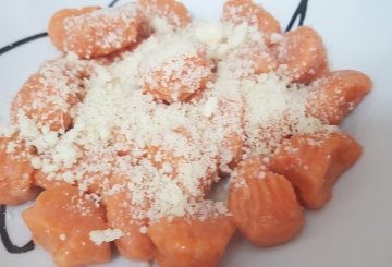 Gnocchi di Zucca Burro e Salvia  preparazione 6