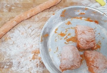 Gnocchi di Zucca e Patate preparazione 11