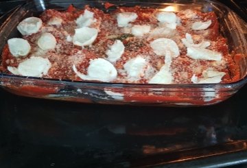 Parmigiana Di Melanzane Al Forno preparazione 11