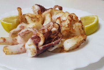 Calamari Gratinati Friggitrice ad Aria preparazione 9
