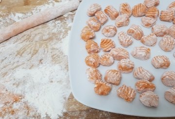 Gnocchi di Zucca e Patate preparazione 13