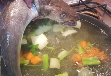 Merluzzo Bollito  preparazione 1