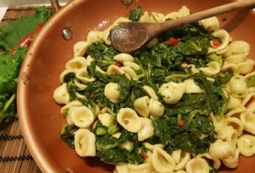 Orecchiette con le cime di rapa preparazione 9