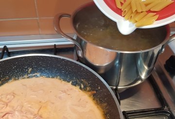 Penne al Baffo preparazione 4