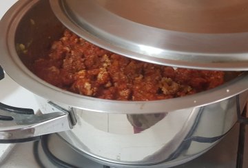 Ragu' alla Bolognese preparazione 7