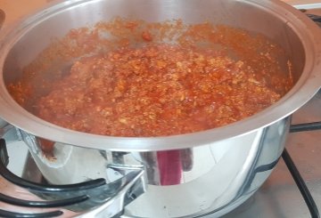 Ragu' alla Bolognese preparazione 8