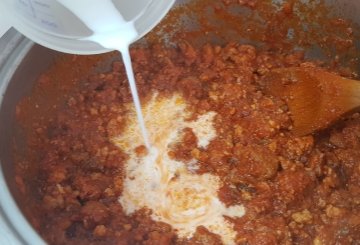 Ragu' alla Bolognese preparazione 9