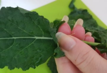 Cavolo Nero in Padella preparazione 1