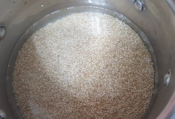 Polpette di Quinoa  preparazione 1