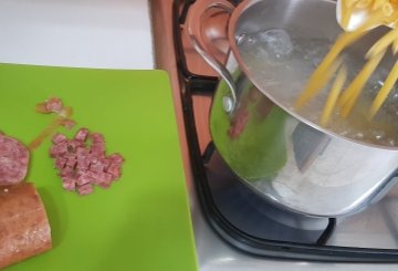 Pasta Con Cotechino preparazione 0