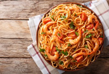 Pasta Con Gamberetti preparazione 3