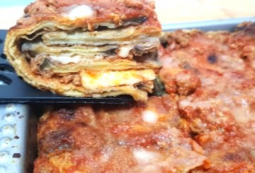 Parmigiana Di Melanzane Napoletana preparazione 15