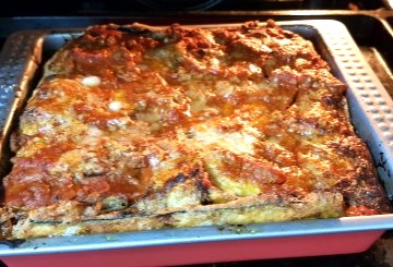 Parmigiana Di Melanzane Napoletana preparazione 14