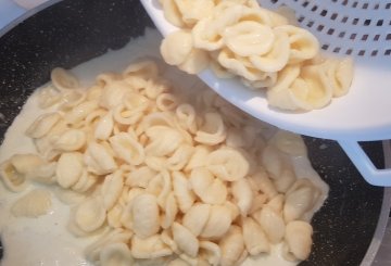 Pasta Con I Fiori Di Zucca preparazione 6