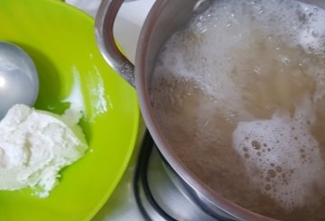 Pasta Con La Ricotta preparazione 0