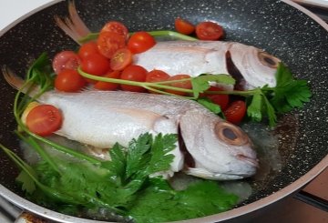 Pezzogna All'Acqua Pazza preparazione 2