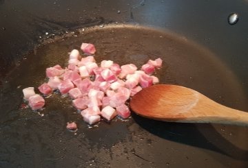 Pasta Con Crema Di Zucca preparazione 4