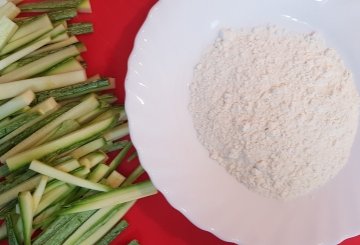 Gamberi E Zucchine preparazione 4