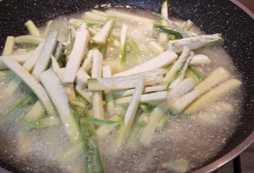 Gamberi E Zucchine preparazione 6