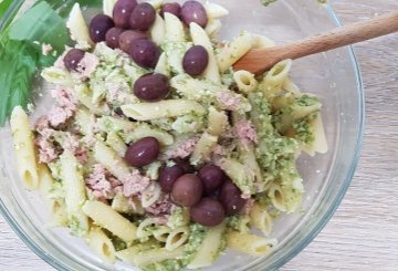 Pennette Al Pesto Di Fagiolini preparazione 6