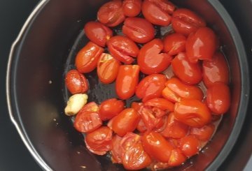 Sugo Con Pomodorini Freschi preparazione 2