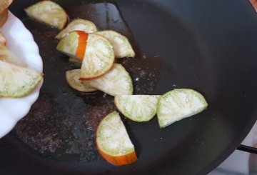 Melanzane Rosse In Padella preparazione 4