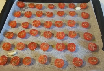 Pasta Con Pomodori Confit preparazione 1