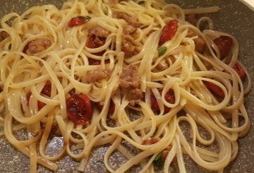 Pasta Con Pomodori Confit preparazione 7