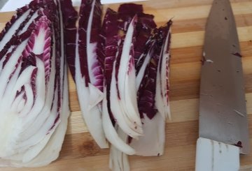 Radicchio In Padella preparazione 0