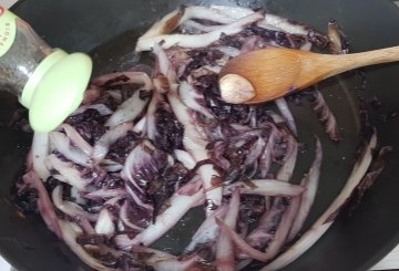 Radicchio In Padella preparazione 4