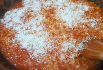 Risotto Al Pomodoro preparazione 8