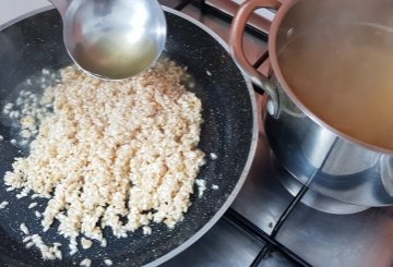 Risotto Alla Parmigiana preparazione 4