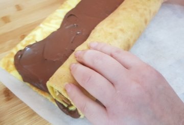 Rotolo Alla Nutella preparazione 12