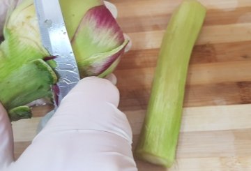 Pasta Con I Carciofi preparazione 0