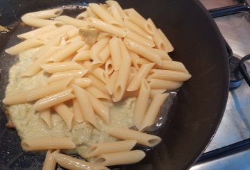 Pasta Con I Carciofi preparazione 8