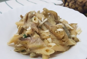 Pasta Con I Carciofi preparazione 10