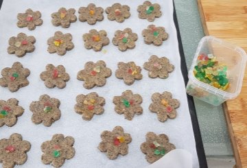 BISCOTTI DI GRANO SARACENO preparazione 8