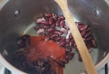 Pasta E Fagioli Neri preparazione 2