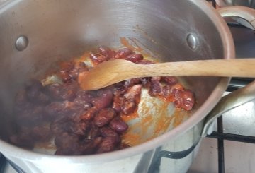 Pasta E Fagioli Neri preparazione 3