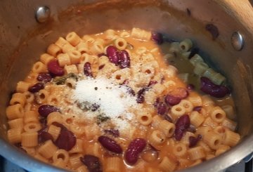 Pasta E Fagioli Neri preparazione 7