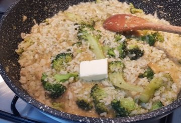 RISOTTO AI BROCCOLI preparazione 10