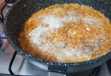 RISOTTO ALLA SALSICCIA preparazione 6