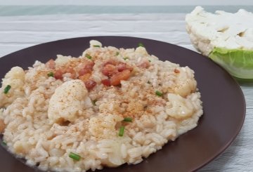 RISOTTO AL CAVOLFIORE preparazione 6