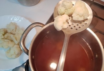 RISOTTO AL CAVOLFIORE preparazione 1