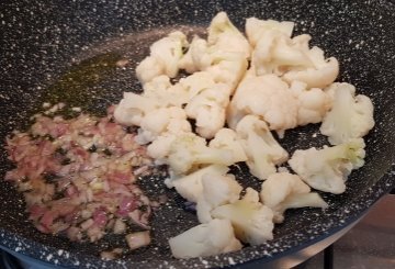 RISOTTO AL CAVOLFIORE preparazione 2