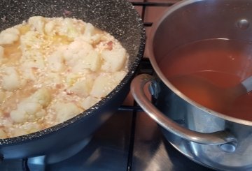 RISOTTO AL CAVOLFIORE preparazione 4