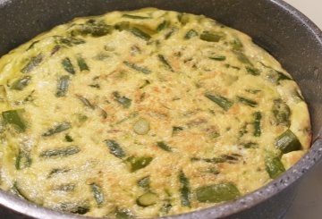 FRITTATA DI ASPARAGI AL FORNO preparazione 4